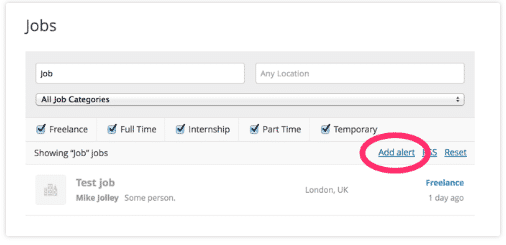 job alert